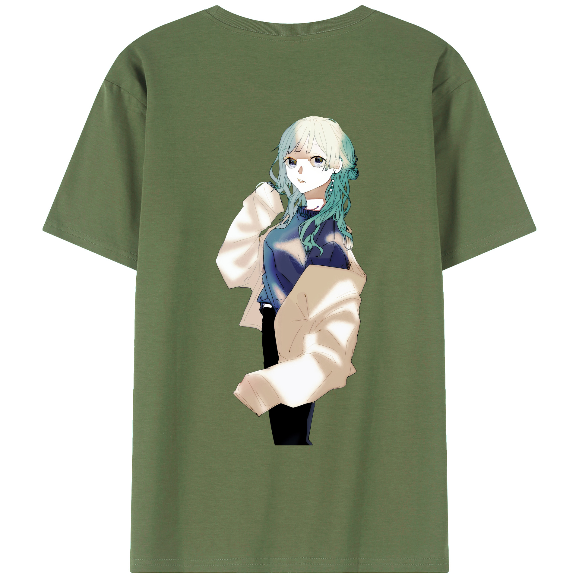 （画像用） 呪術廻戦 Jujutsu Kaisen 綿100％ メンズ半袖Tシャツ（バックプリント） 通気性